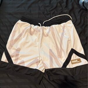 Puma Black and White Mesh Shorts